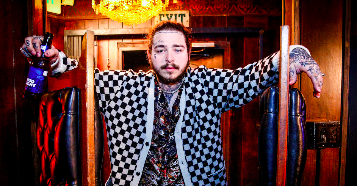 post malone ad copy photo Rich Fury:Getty Images for Bud Light