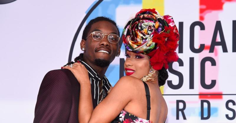 cardi b offset amas ad copy Kevork Djansezian:Getty Images For dcp