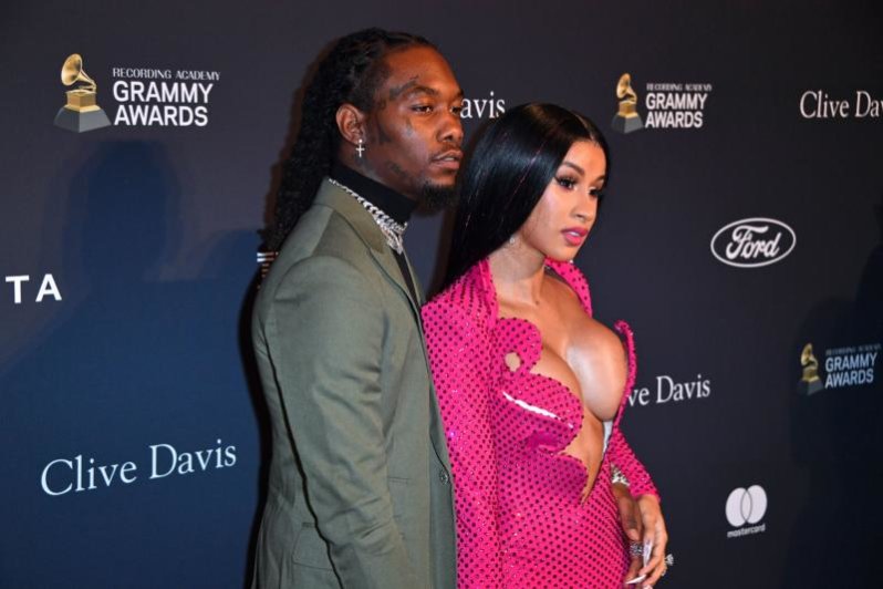 Cardi B Gets Sprayed at Strip Club, Offset Throws Punches